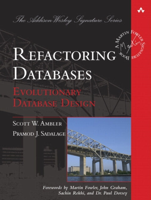 Book cover of: Refactoring Databases. By: AMBLER  SCOTT J