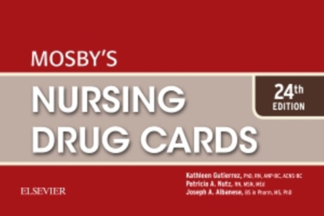 Book cover of: Mosby's Nursing Drug Cards. By: Patricia A. Nutz