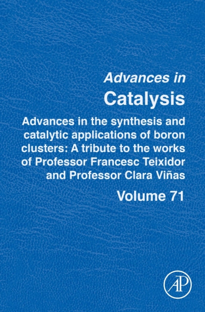 Book cover of: Advances in the Synthesis and Catalytic Applications of Boron Cluster. By: Montserrat Dieguez