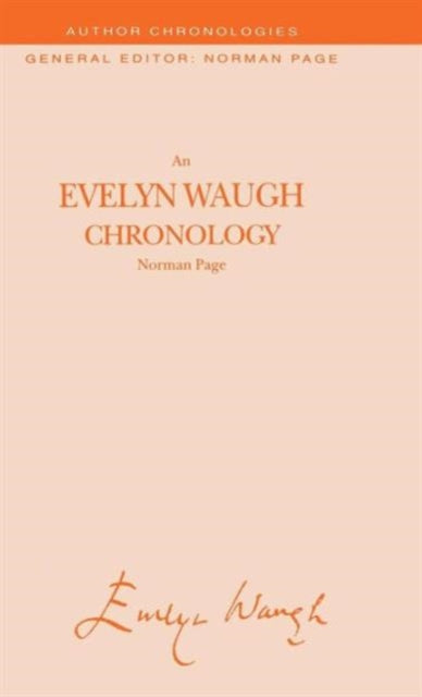 Book cover of: Evelyn Waugh Chronology