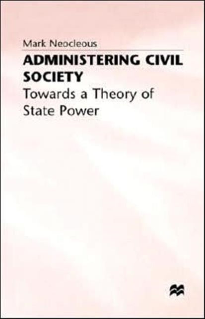 Book cover of: Administering Civil Society