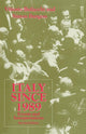 Book cover of: Italy since 1989. By: Vittorio Bufacchi