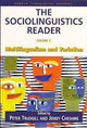 Book cover of: Sociolinguistics Reader Vol 1