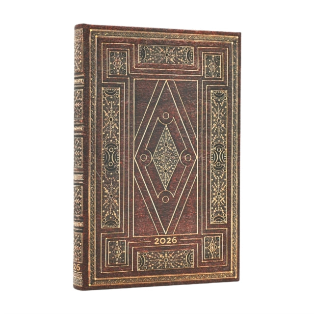 Book cover of: 2026 First Folio (Shakespeare’s Library) Mini 12-month Verso Hardcover Flexi Dayplanner 2026 (Elastic Band Closure)