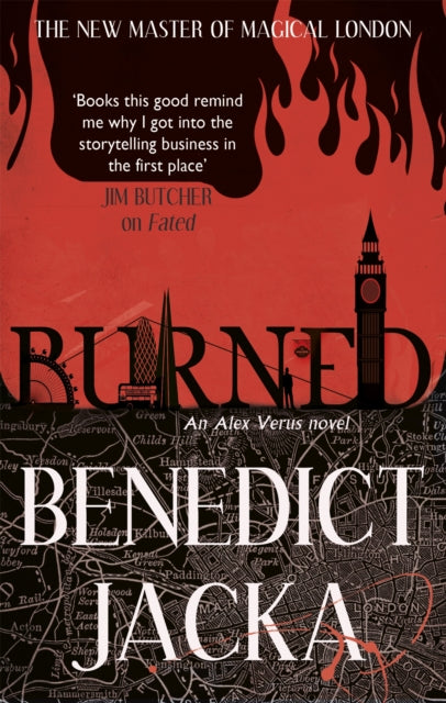 Book cover of: Burned. By: Benedict Jacka