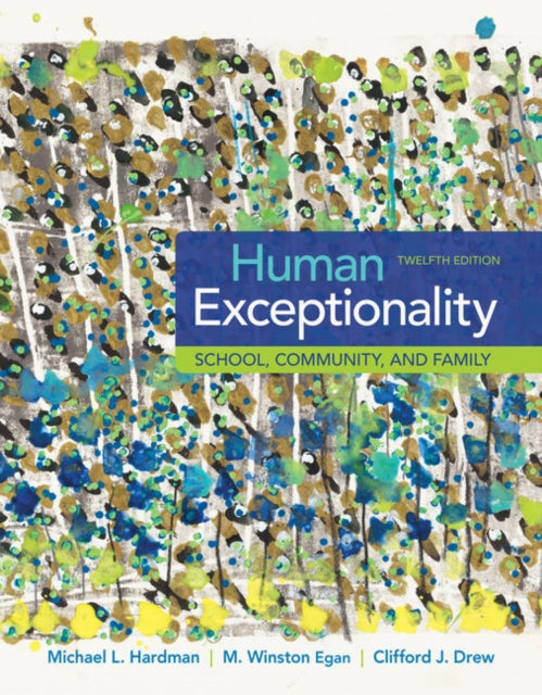 Book cover of: Human Exceptionality. By: Clifford Drew