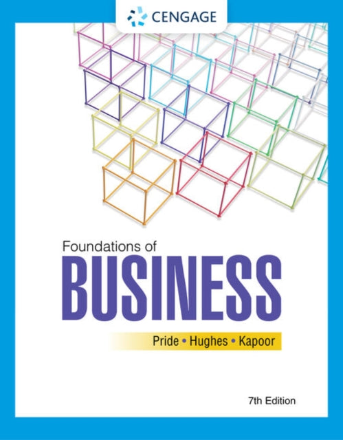 Book cover of: Foundations of Business. By: William M. Pride