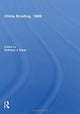 Book cover of: China Briefing, 1989. By: Anthony J. Kane