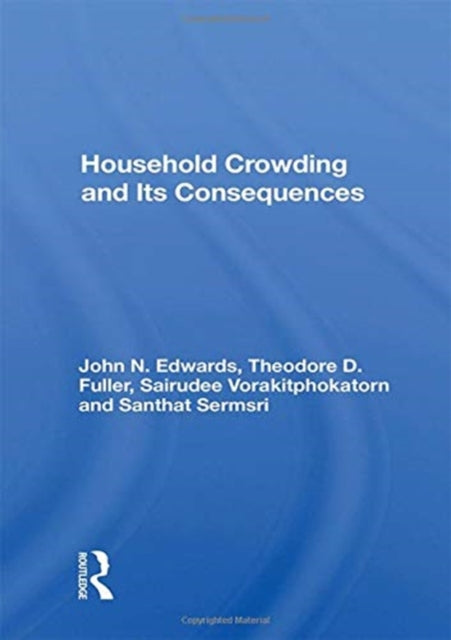 Book cover of: Household Crowding And Its Consequences