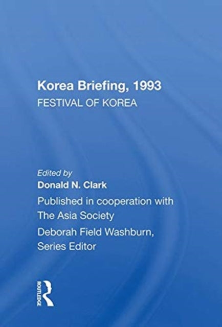 Book cover of: Korea Briefing, 1993