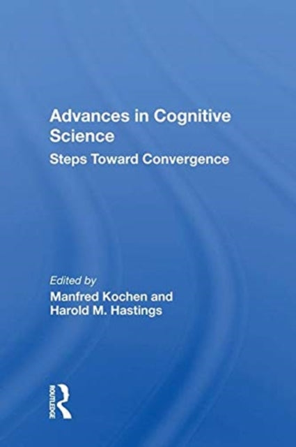 Book cover of: Advances In Cognitive Science. By: Manfred Kochen