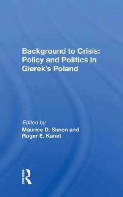 Book cover of: Background To Crisis. By: Maurice David Simon