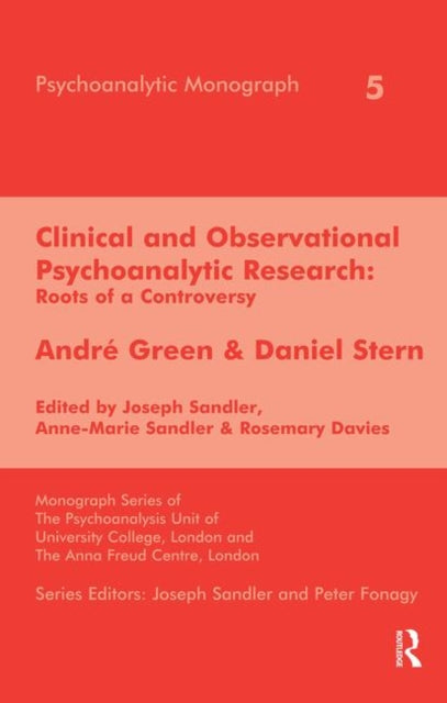Book cover of: Clinical and Observational Psychoanalytic Research
