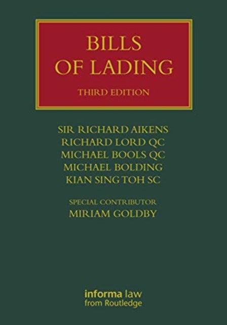 Book cover of: Bills of Lading. By: Richard Aikens