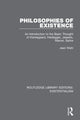 Book cover of: Philosophies of Existence. By: Jean Wahl