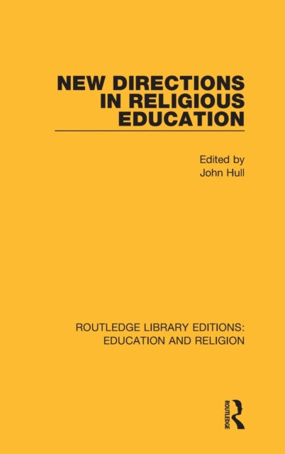 Book cover of: New Directions in Religious Education. By: John Hull