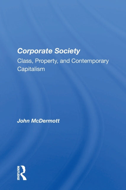 Book cover of: Corporate Society. By: John McDermott