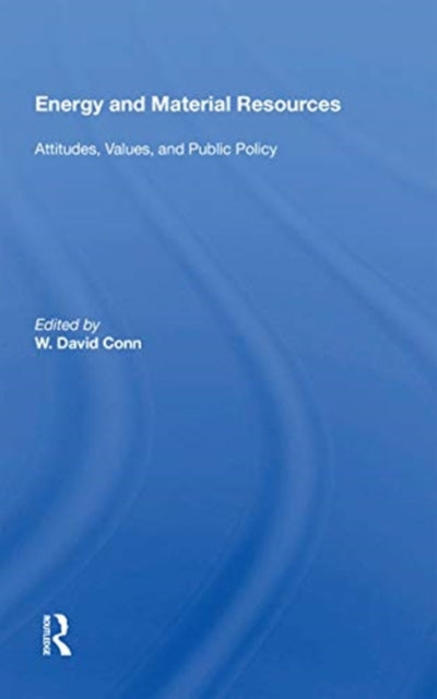Energy And Material Resources
