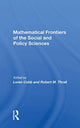 Book cover of: Mathematical Frontiers Of The Social And Policy Sciences. By: Loren Cobb