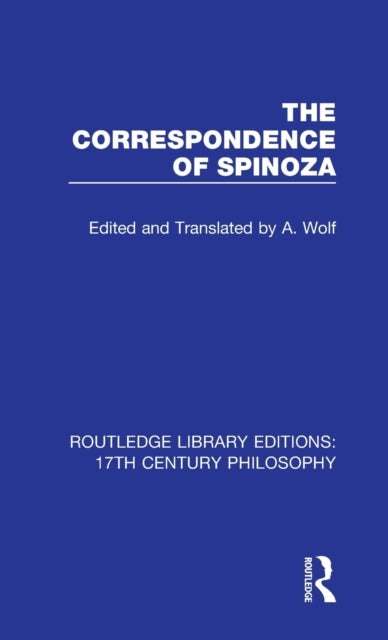 Book cover of: Correspondence of Spinoza. By: A. Wolf