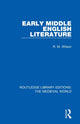 Book cover of: Early Middle English Literature. By: Wilson, R. M.
