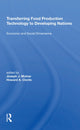 Book cover of: Transferring Food Production Technology To Developing Nations. By: Joseph J. Molnar