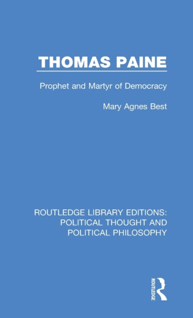 Book cover of: Thomas Paine. By: Mary Agnes Best