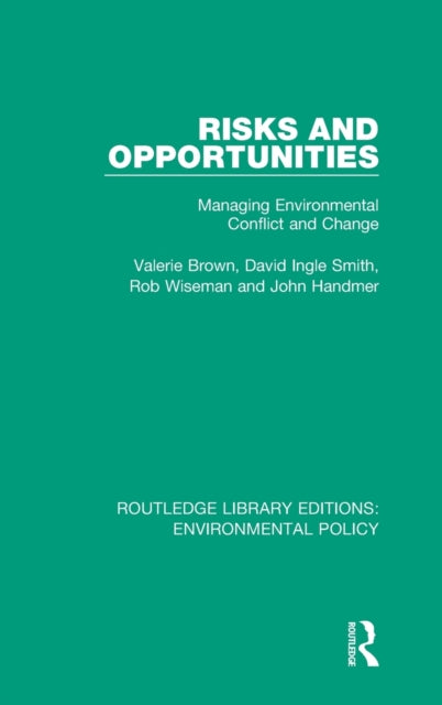 Book cover of: Risks and Opportunities. By: Valerie Brown