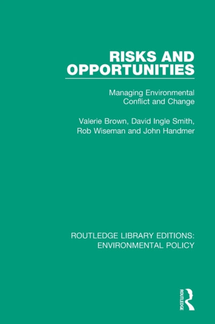Book cover of: Risks and Opportunities. By: Valerie Brown