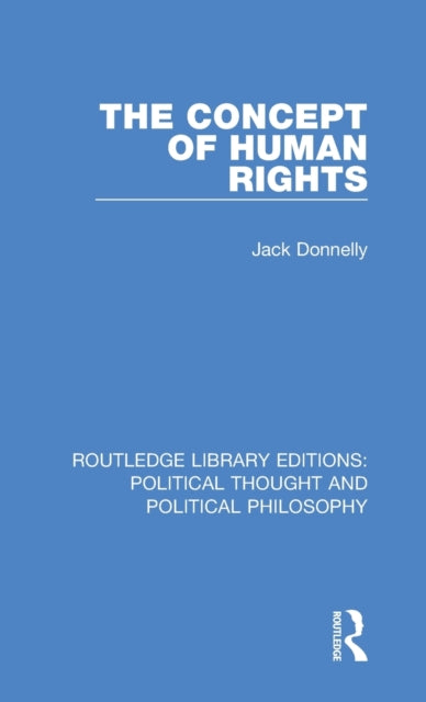 Book cover of: Concept of Human Rights. By: Jack Donnelly