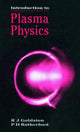 Book cover of: INTRODUCTION TO PLASMA PHYSICS