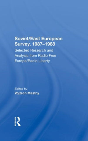Soviet/East European Survey, 1987-1988