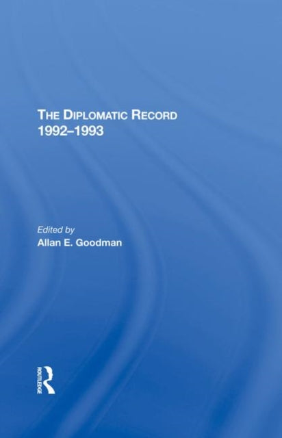 The Diplomatic Record 19921993