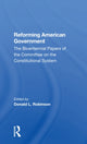Book cover of: Reforming American Government. By: Donald L. Robinson
