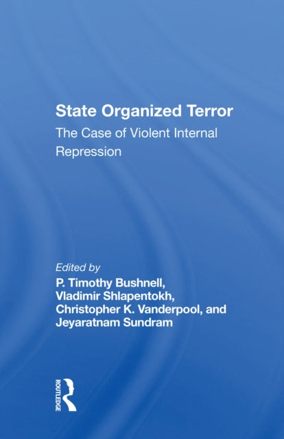 Book cover of: State Organized Terror. By: P. Timothy Bushnell