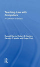 Book cover of: Teaching Law With Computers. By: Russell Burris