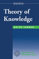 Book cover of: Theory Of Knowledge. By: Keith Lehrer