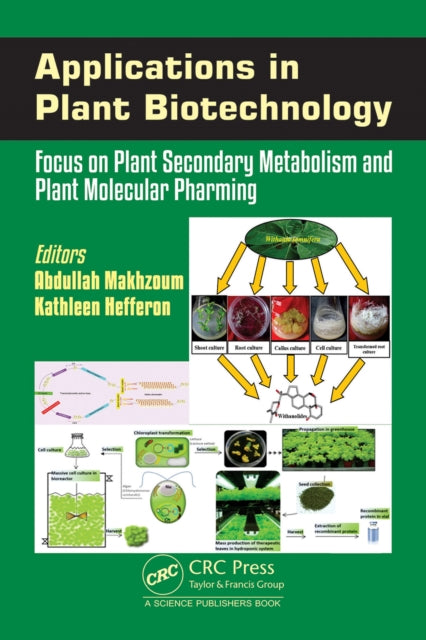 Book cover of: Applications in Plant Biotechnology. By: Abdullah Makhzoum