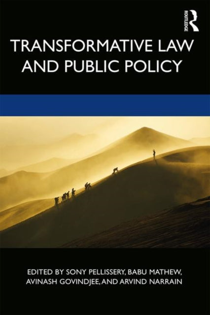 Book cover of: Transformative Law and Public Policy. By: Sony Pellissery