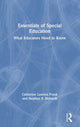 Book cover of: Essentials of Special Education. By: Catherine Lawless Frank