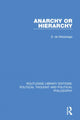 Book cover of: Anarchy or Hierarchy