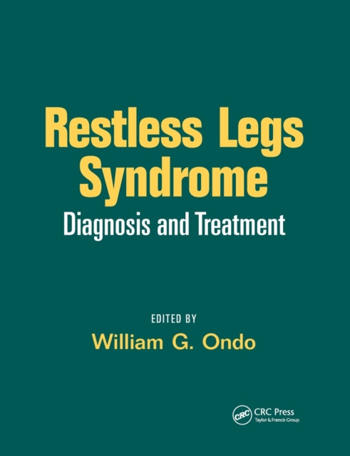 Book cover of: Restless Legs Syndrome. By: William G. Ondo
