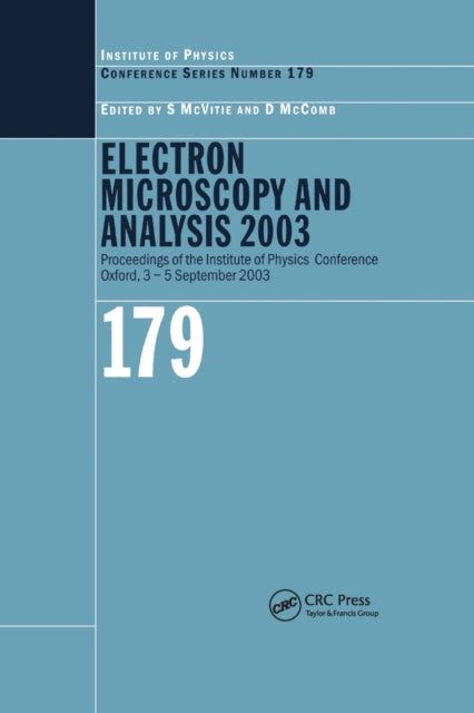 Book cover of: Electron Microscopy and Analysis 2003. By: S. McVitie