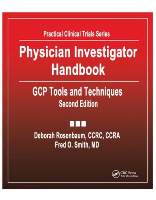 Book cover of: Physician Investigator Handbook. By: Deborah Rosenbaum