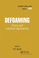 Book cover of: Defoaming. By: P. R. Garrett