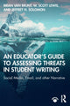 Book cover of: Educator’s Guide to Assessing Threats in Student Writing. By: Brian Van Brunt