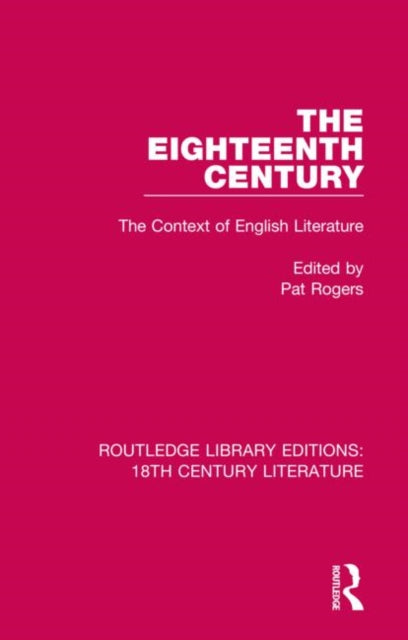 Book cover of: Eighteenth Century. By: Pat Rogers