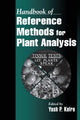 Book cover of: Handbook of Reference Methods for Plant Analysis. By: Yash Kalra