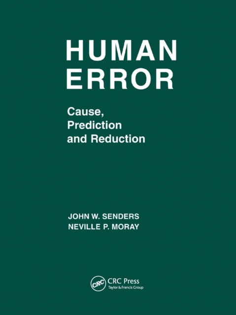 Book cover of: Human Error. By: John W. Senders