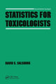 Book cover of: Statistics for Toxicologists